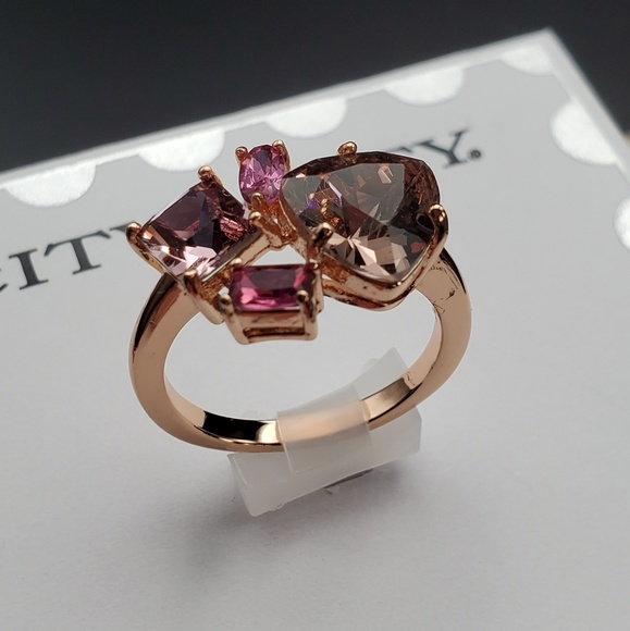 CITY BY CITY ROSE GOLD RING SZ 8 (NEW) - Picture 2 of 3